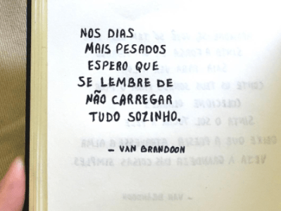 O peso de carregar tudo sozinha  e a leveza de pedir&nbsp;ajuda